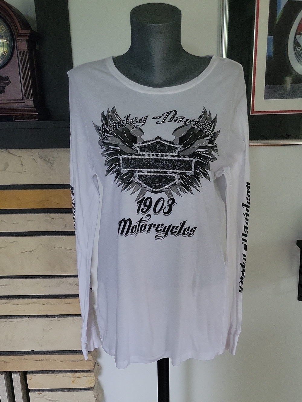 Harley-Davidson Top Large White